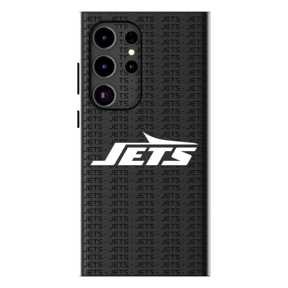 Keyscaper New York Jets Text Backdrop Galaxy Magnetic Bump Case