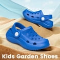 thumbnail image 5 of AMANSSE Boys Girls Garden Clogs Kids Slides Sandals Shower Slippers Unisex Child Beach Water House Shoes Indoor Outddor Sandals Blue Toddler Size 10, 5 of 6