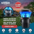 thumbnail image 3 of Flowtron UV Bug Trap, Powerful Fan Fly Killer, 1/2 Acre Coverage, Quiet Outdoor Insect Control, 3 of 7