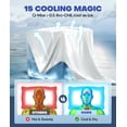 thumbnail image 2 of Funda de almohada Rifens Ice Cooling para personas que duermen en caliente, color blanco, 2 of 6