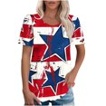 thumbnail image 2 of Shirts for Women Graphic Tees Plus Size Womens Shirts Trendy Black White Crewneck Tee Women Women Summer Shirts Cotton Women Shirts Under 20, 2 of 7
