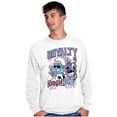 thumbnail image 3 of The Smurfs Kanji Hustle King Royalty Men's Long Sleeve Tee T Shirt Brisco Brands L, 3 of 6