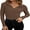Mocha, variant on Sweaters for Women Fall Long Sleeve V Neck Ribbed Knit Pullover Tops Casual Slim Fit Basic Tee Shirts