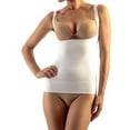 thumbnail image 2 of Open Bust Compression Camisole. Microfiber Shape Wear. For Slimmer Look & After Cosmetic Surgery. Post-Op Garments. Fine Italian Made Quality & Style. (Medium Beige), 2 of 8