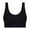 Black, variant on Ashirexll Wireless Push up Bra, Racerback Bras for Women, Plus Size Solid Color Traceless Breathable Comfortable Soft Bras Watermelon Red S