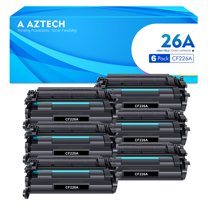 6-Pack 26A Black Toner Cartridge Compatible for HP 26A CF226A 26X CF226X High Yield for HP LaserJet Pro M402n M402dn M402dw MFP M426fdw M426dw M426fdn Printer