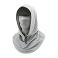 thumbnail image 1 of Pasamontañas, mascarilla facial que cubre todo el rostro, gorro, máscara para la cabeza, tocado de seda de hielo para hombres y mujeres, para escalar, Gris, 1 of 8