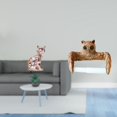 thumbnail image 2 of Escultura artística de animales con un gato y un búho, que funciona como figura decorativa y soporte para papel higiénico., 2 of 8