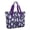 Dark Purple Halloween, variant on Tote Bag for Women - Dark Halloween Pattern Shoulder Bag - Large Utility Work Duffle Bag with Zipper Handbag for Travel, Work, Sprots