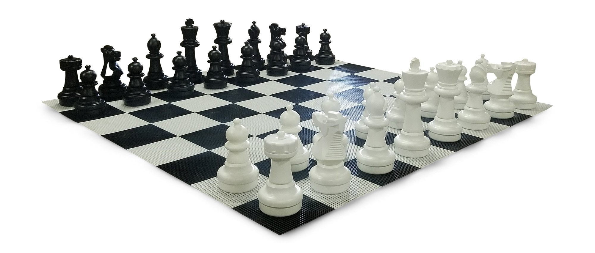MegaChess 25 Inch Plastic Giant Chess Set with Hard Plastic Chessboard