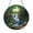 Acrylic 3.5 Inch, variant on Cascading Forest Waterfall Stained Glass Style Round Window Decor, Nature Lover Gift
