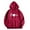 Wine, variant on SwiftWear Women's Long Heartbeat Print Hooded Sweatshirt Oversized Love Graphic Pullover Hoodie with Kangaroo Pocket, Soft Fall Winter Loungewear Light Blue