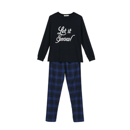 

ESASSALY Family Christmas Pjs Matching Sets Jammies for Adults and Kids Holiday Xmas Sleepwear Set