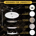 thumbnail image 3 of NuWatt 5/ 6'' LED Recessed Retrofit Low Profile Disk Downlights, E26 Base, 3000K Warm White, 12PK, 3 of 10