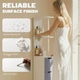 thumbnail image 5 of HOMCOM 54" Tall Bathroom Storage Cabinet, Freestanding Linen Tower with 2-Tier Shelf and Drawers, Narrow Side Floor Organizer, Grey and White, 5 of 9