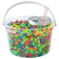 thumbnail image 3 of The Beadery - Kandi Kids Bucket, Rainbow Multi - 1.5 Lbs Beads, Cord, Needles - 6500589, 3 of 5