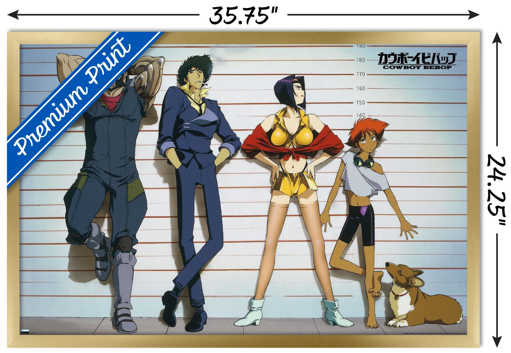 Cowboy Bebop - Heights Wall Poster, 22.375" x 34", Framed