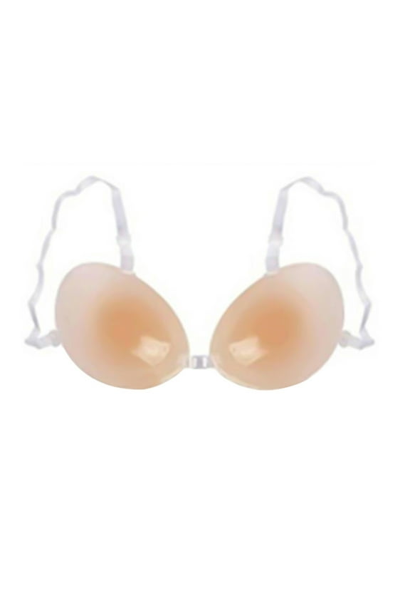 Invisible Strap Breast Enhancer Self Adhesive Silicone Push Bra Size A B C D Up,Size 3 (B80/C70/C75/D65 )