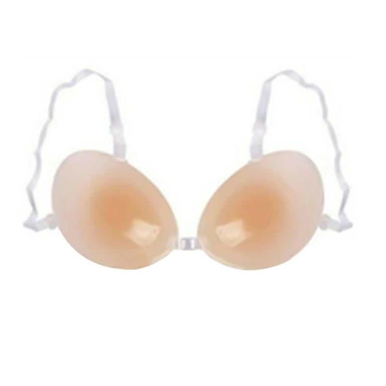 Grofry Invisible Strap Breast Enhancer Self Adhesive Silicone Push Bra Size  A B C D Up 2 