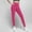Hot Pink, variant on Girls Leggings Solid Casual Wide Waist Tight Bottom Yoga Navy