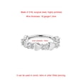 thumbnail image 2 of FANSING Heart Conch Hoop Earring 16g 10mm Conch Piercing Jewelry Surgical Steel 16 Gauge Piercing Earrings for Women Hinged, 2 of 4