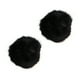 thumbnail image 2 of 1 par de calentadores de brazos de piel sintética negros, muñequeras peludas, banda elástica para muñeca, regalo de decoración para disfraces de fiesta de mujer, talla única, 2 of 7