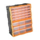 thumbnail image 2 of 39 cajones organizador de piezas pequeñas gabinete artesanal, caja de cuentas de 39 rejillas, almacenamiento de herramientas de hardware profesional Naranja, 2 of 9