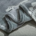 thumbnail image 6 of Your Zone Gray Dino Polyester Velvet Plush Glow in the Dark XL Oversized Throw Blanket, 50 X72 inches, Kids, 6 of 10
