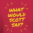 thumbnail image 3 of CafePress - What Would Scott Say T Shirt - Men's Classic Graphic Cotton T-Shirt, 3 of 4