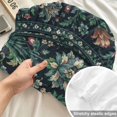thumbnail image 4 of Queen Size Fitted Sheet Set - Vintage Botanical 3 Piece Bedding Sets 16" Deep Pocket Fitted Sheet with 2 Pillowcases, Middle Century Boho Floral Rustic Brushed Microfiber Hotel Luxury Bed Sheets, 4 of 9