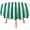 Green and White Candy Stripes, variant on Tablecloth Navy Blue and White Candy Stripes Table Cover 70inch Round Washable Table Cloth for Kitchen Dinning Party Tabletop Modern Decoration
