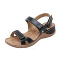 thumbnail image 2 of Sandalias Mujer Playa Vintage Casual Cómodo Duradero Zapatos de tacón de cuña media Wmkox8yii sa3807, 2 of 7