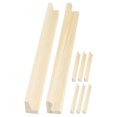 thumbnail image 3 of 8Pcs Domino Holders Wood Rectangular Free Hands While Playing Family Game Nights, 3 of 9
