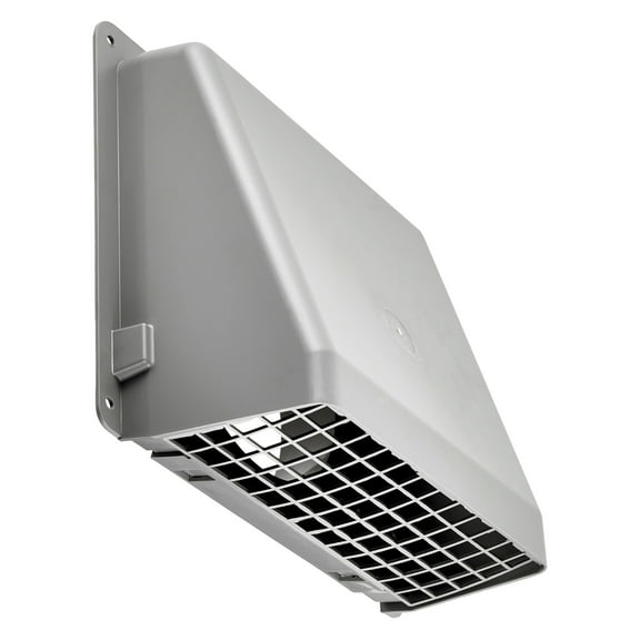 Lambro 389G 8-In. Gray Plastic Wall Cap