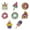 8pcs Sweet Treats, variant on Wrapables Diamond Art Kits, 5D Gem Painting DIY Arts & Crafts Stickers, 12pcs Vehicles