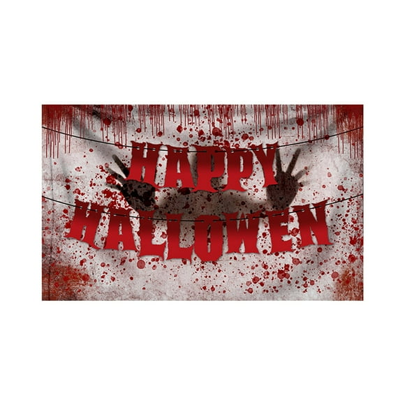 Rbaofujie Halloween Banners Decorative Photo Backgrounds Halloween Decoration Supplies Events Outdoor Party Supplies Halloween Home Decor