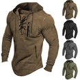 thumbnail image 3 of MYG Mode Sweat à Capuche pour Hommes Pull Vintage Extérieur, 3 of 9