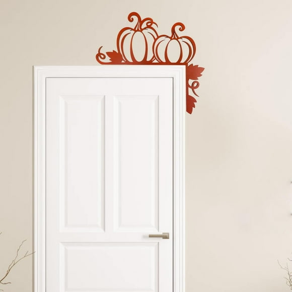 Likthione 50% off Clear!Halloween Pumpkin Witch Wooden Door Corner Decoration Lintel Holiday Decor Crafts