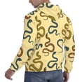 thumbnail image 3 of KLL Various Snake Print Mens Hoodie Long Sleeve Casual Pullover Hooded Sweatshirt Fashion Drawstring Hoodies with Pocket-XX-Large, 3 of 6
