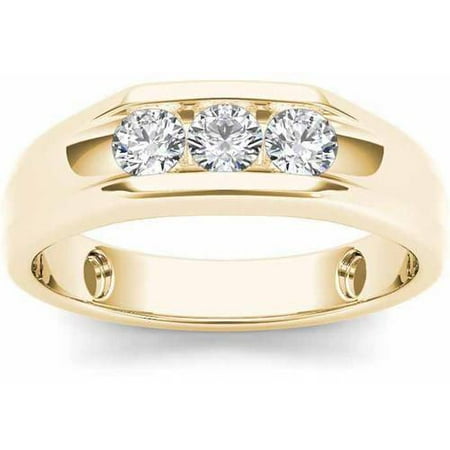 Imperial 1/2 Carat T.W. Diamond Men's 14kt Yellow Gold Ring