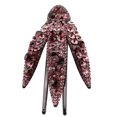 thumbnail image 2 of linda mujeres niñas flor brote de plátano pasador de cabellero horquilla Púrpura Salvador Crystal Banana Barrette, 2 of 10