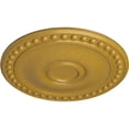 thumbnail image 3 of Ekena Millwork 19 1/8"OD x 1"P Foster Ceiling Medallion (Fits Canopies up to 5 5/8"), Hand-Painted Iridescent Gold, 3 of 8