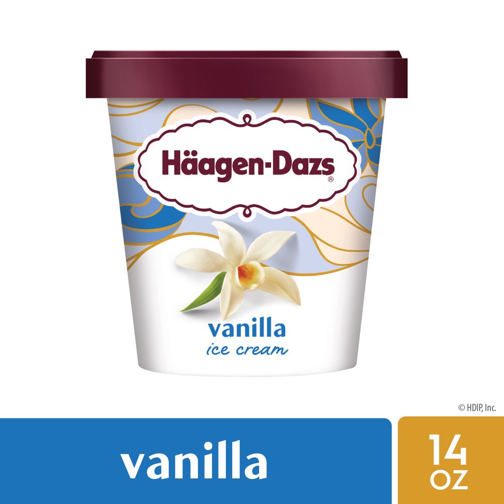 Haagen Dazs Vanilla Ice Cream, 14oz