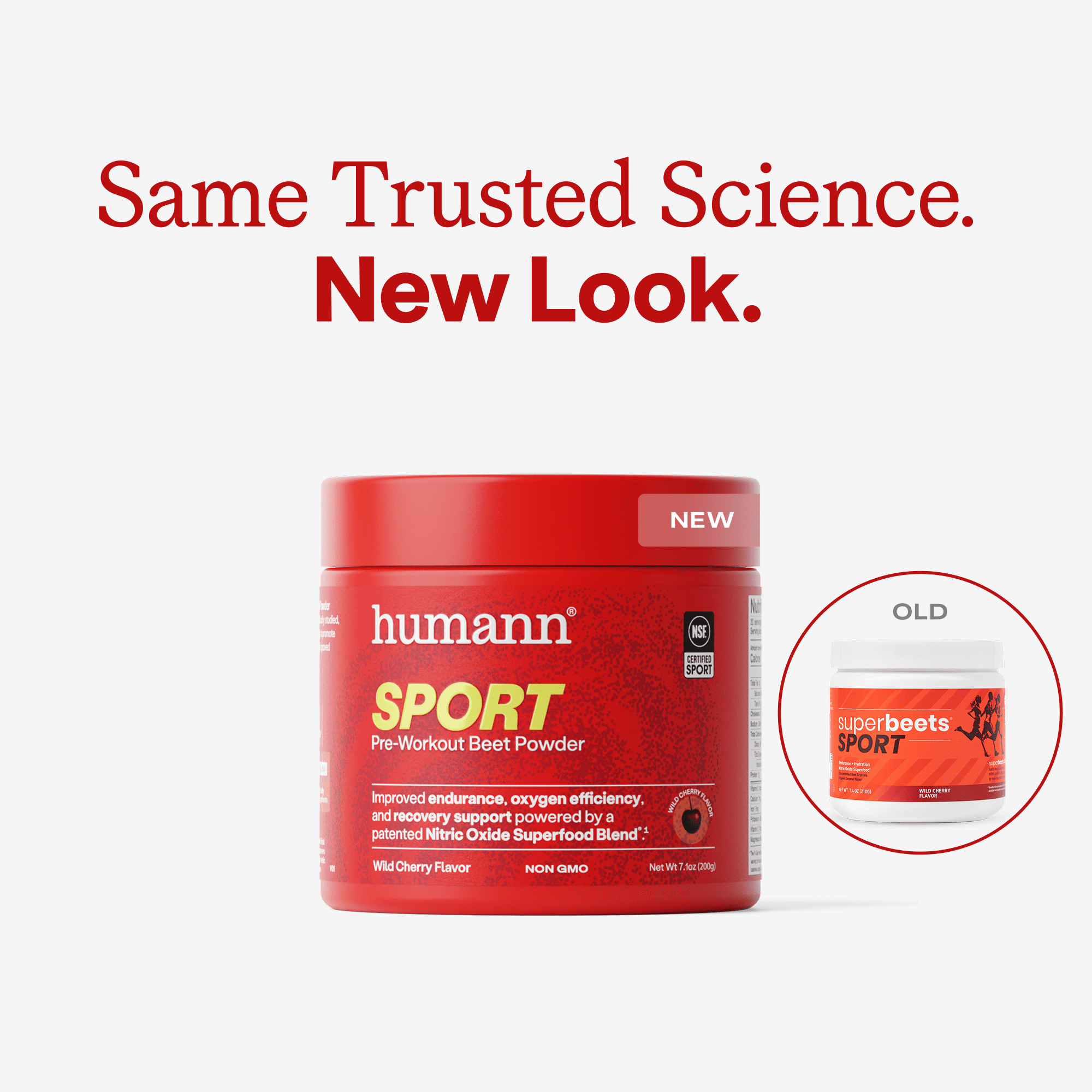 Humann SuperBeets Sport Endurance Pre Workout Powder, Nitric Oxide Supplement, NSF Certified, Stimulant & Caffeine Free, Made with Beet Root, Wild Cherry, 20 Servings