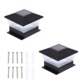 thumbnail image 2 of Lámpara De Valla Led Con Energía Solar 800Mah Ip65 Impermeable Paisaje Columna De Luz Lámpara De Calle Para Jardín Porche Pasarela 2 Uds Noticed HA013034-00, 2 of 7