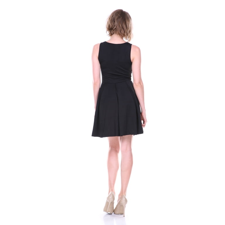 green emerald velvet dress White Mark Women's Crew Neck Fit and Flare Sweater Midi Dress, Gray