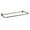 Brushed Nickel, variant on Barclay4145 "D" Shower Rod, 54 x 26",