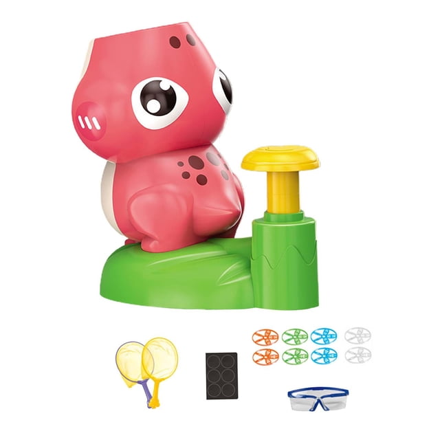 Lanzador de cohetes exterior juguetes lanzador de cohetes para parque jardín al aire libre rosa cálido CUTICAT Lanzacohetes exterior