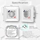 thumbnail image 4 of Enchufe de toma de corriente de la UE Control de voz Enchufe inteligente Trabajo con Alexa Google Home, 4 of 5
