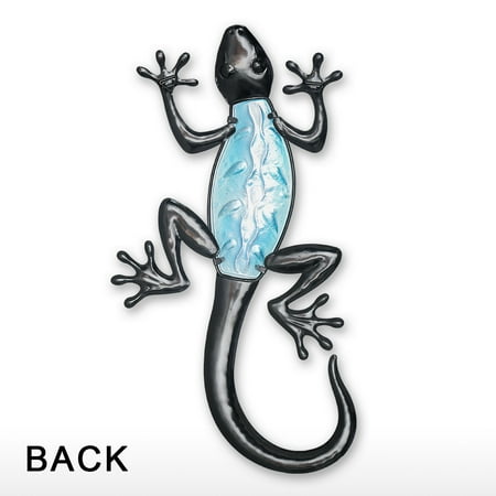 Blue Gecko Wall Hanging Animal Art Lizard Indoor Outdoor Decor Bedroom Living Room Canada Blue Gecko Wall Hanging Animal Art, Large Gecko Wall Art Outdoor
